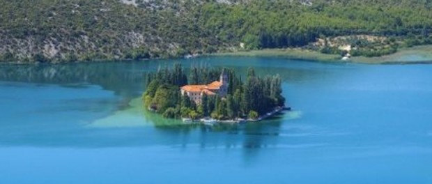 isla de Visovac en Croacia