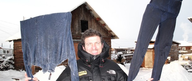 oymyakon camiseta y pantalones helados